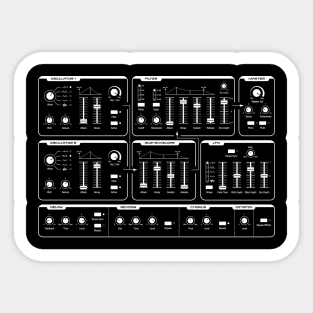 Synthesizer Sticker